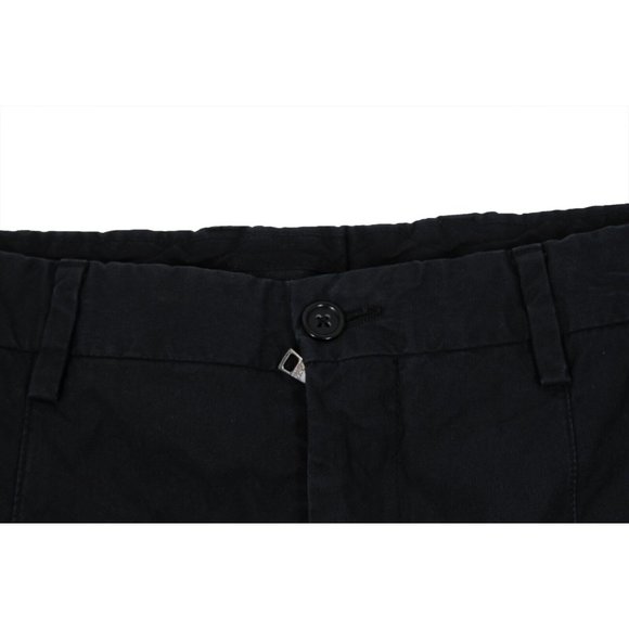 Dolce & Gabbana Mens Shorts Size 46 Small Black Cotton Flat Front Chino Bermuda - Picture 4 of 8